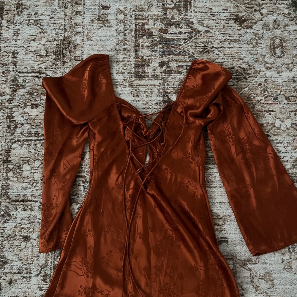 Shusha boutique dress, open back.